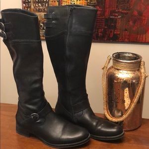 Black Leather Boots